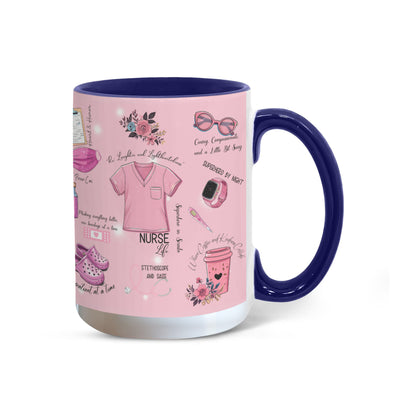Nurse Life Accent Coffee Mug - 11oz, 15oz