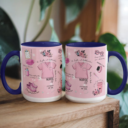 Nurse Life Accent Coffee Mug - 11oz, 15oz