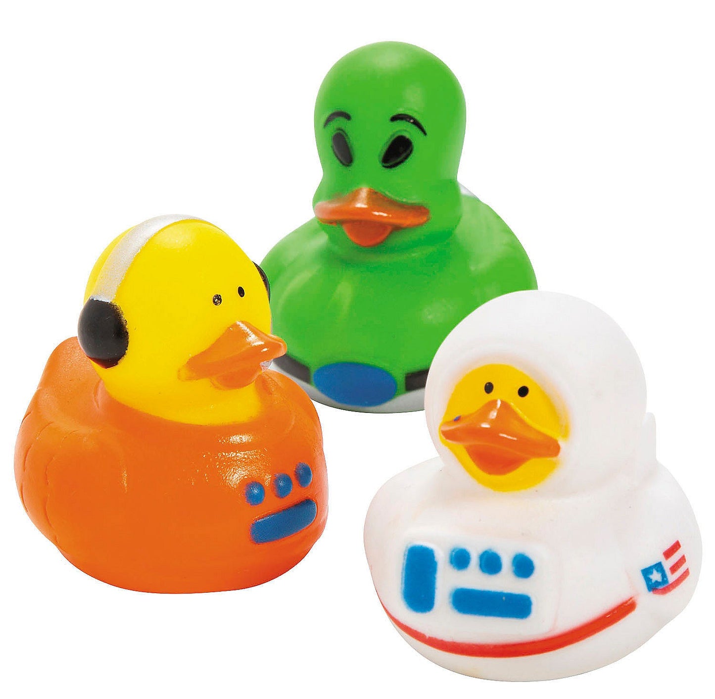2" Astronaut/Space Alien Rubber Ducks