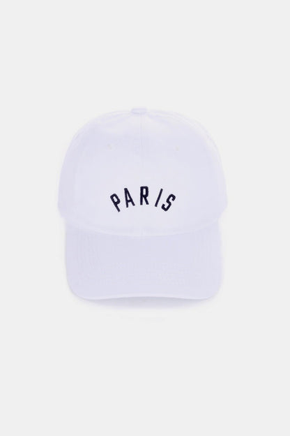 Zenana PARIS Embroidered Baseball Cap