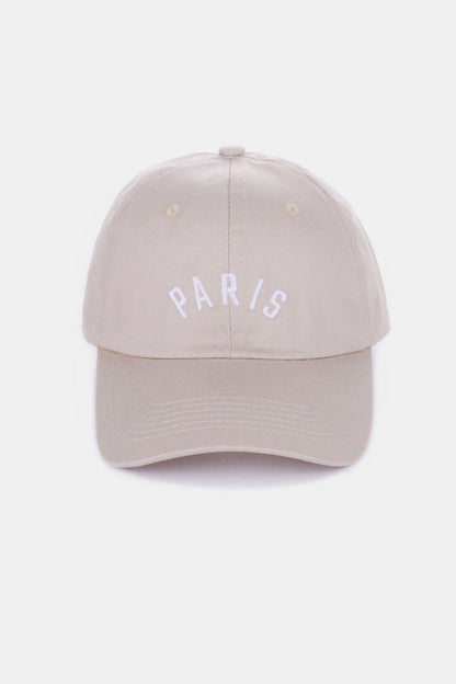 Zenana PARIS Embroidered Baseball Cap