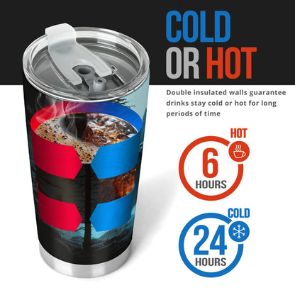 Bigfoot Tumbler 001 - Insulated hot & cold tumbler 20oz or 30oz