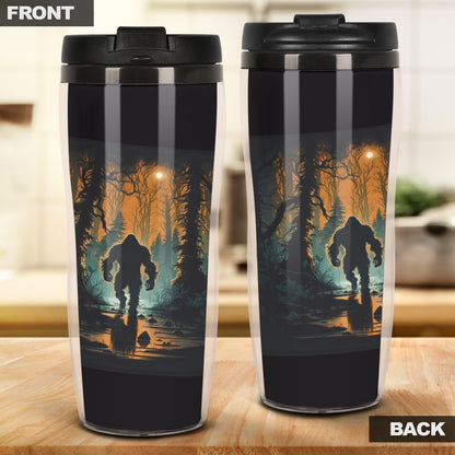 Bigfoot Coffee Cup 004 - 11oz Insulated Hot Tumbler