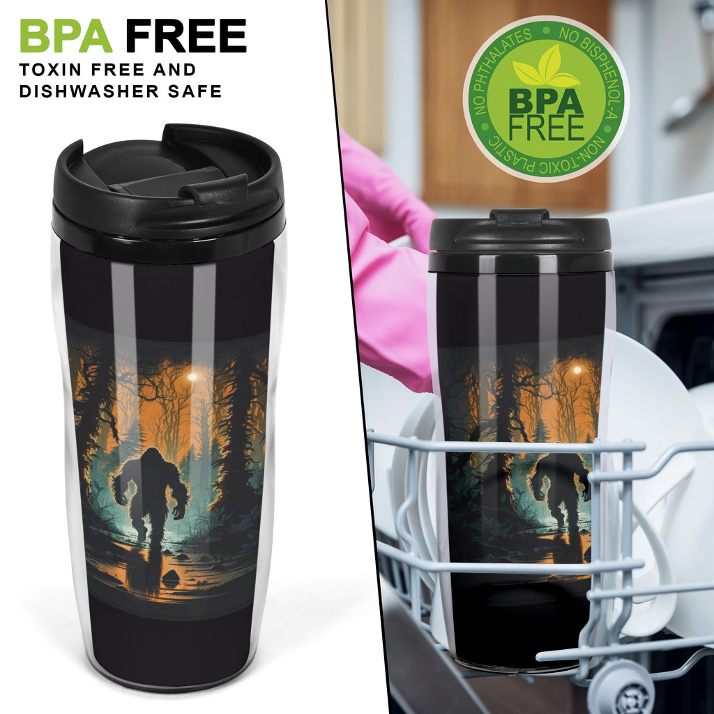 Bigfoot Coffee Cup 004 - 11oz Insulated Hot Tumbler