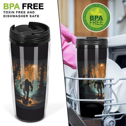 Bigfoot Coffee Cup 004 - 11oz Insulated Hot Tumbler