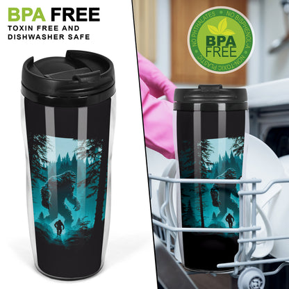 Bigfoot Coffee Cup 001 - 11oz Insulated Hot Tumbler