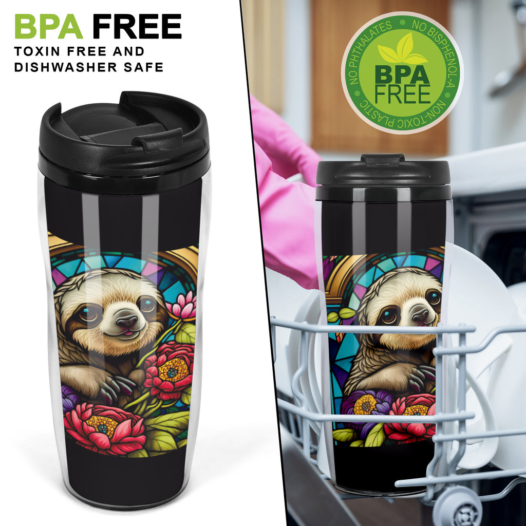 Sloth Coffee Cup 001 - 11oz Insulated Hot Tumbler