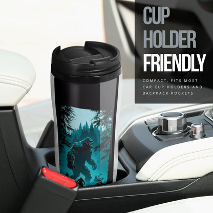 Bigfoot Coffee Cup 001 - 11oz Insulated Hot Tumbler