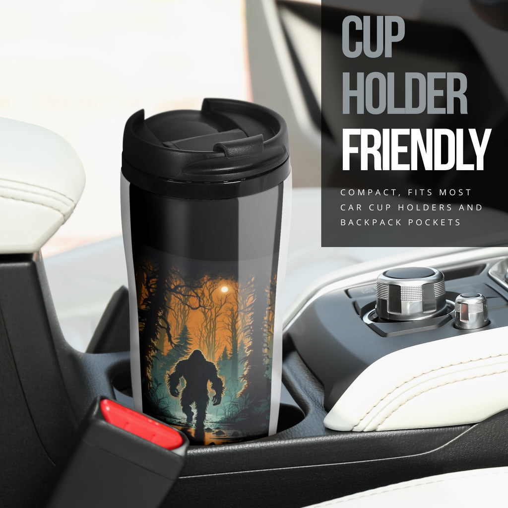 Bigfoot Coffee Cup 004 - 11oz Insulated Hot Tumbler