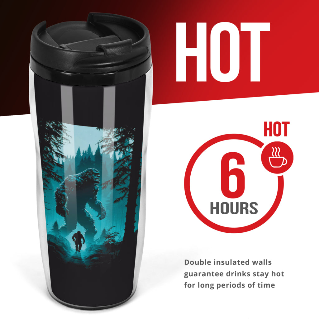 Bigfoot Coffee Cup 001 - 11oz Insulated Hot Tumbler