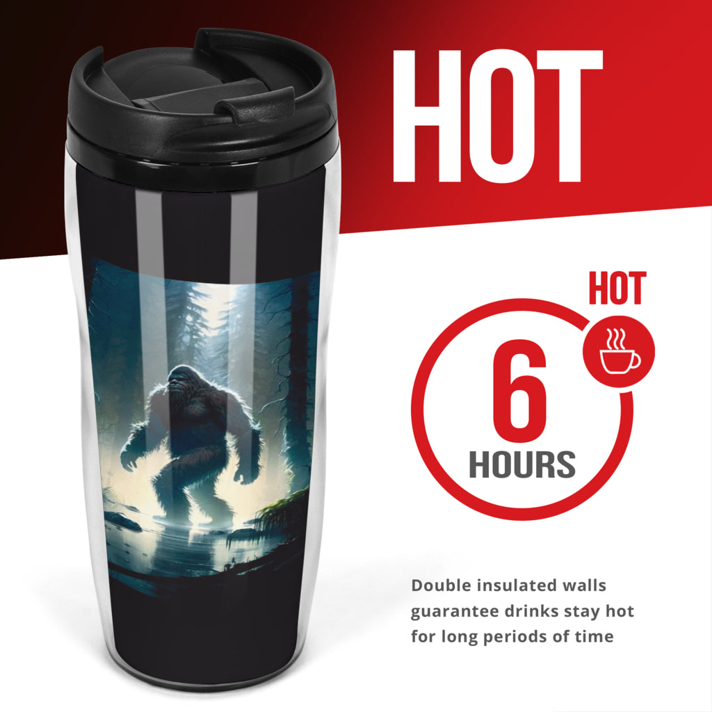 Bigfoot Coffee Cup 002 - 11oz Insulated Hot Tumbler