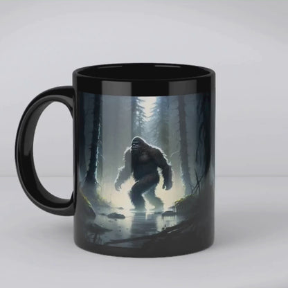 Bigfoot in Forest Coffee Mug #005 - 11oz