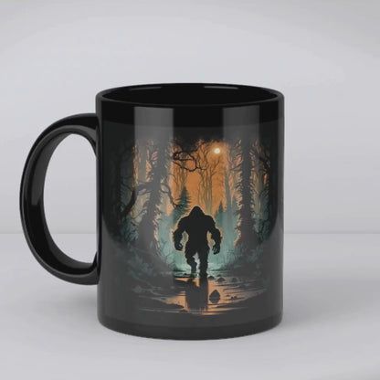 Bigfoot in Forest Coffee Mug #003 - 11oz