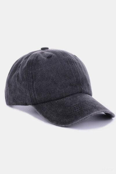 Zenana Plain Adjustable Baseball Cap