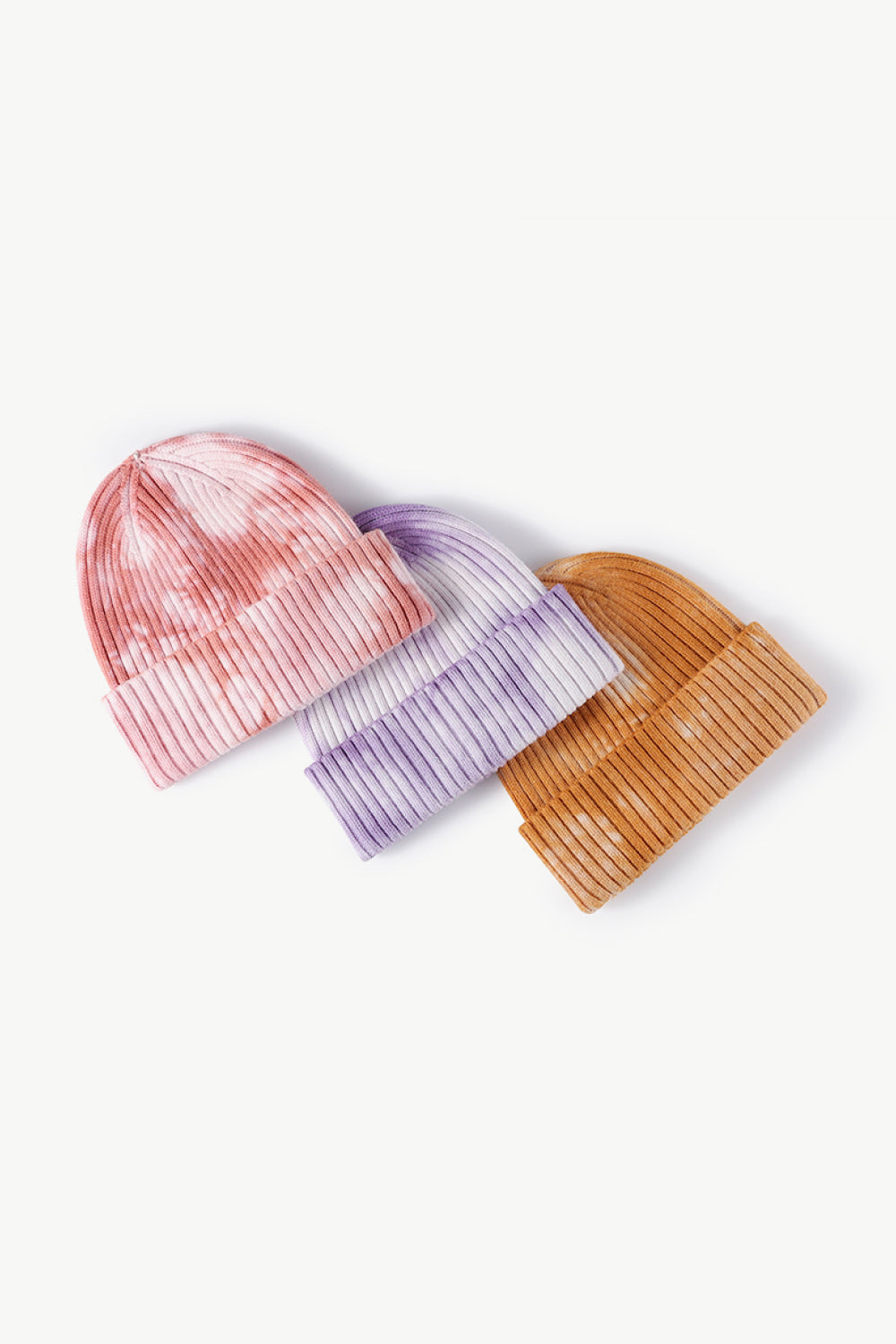 Tie-Dye Ribbed Cuffed Beanie