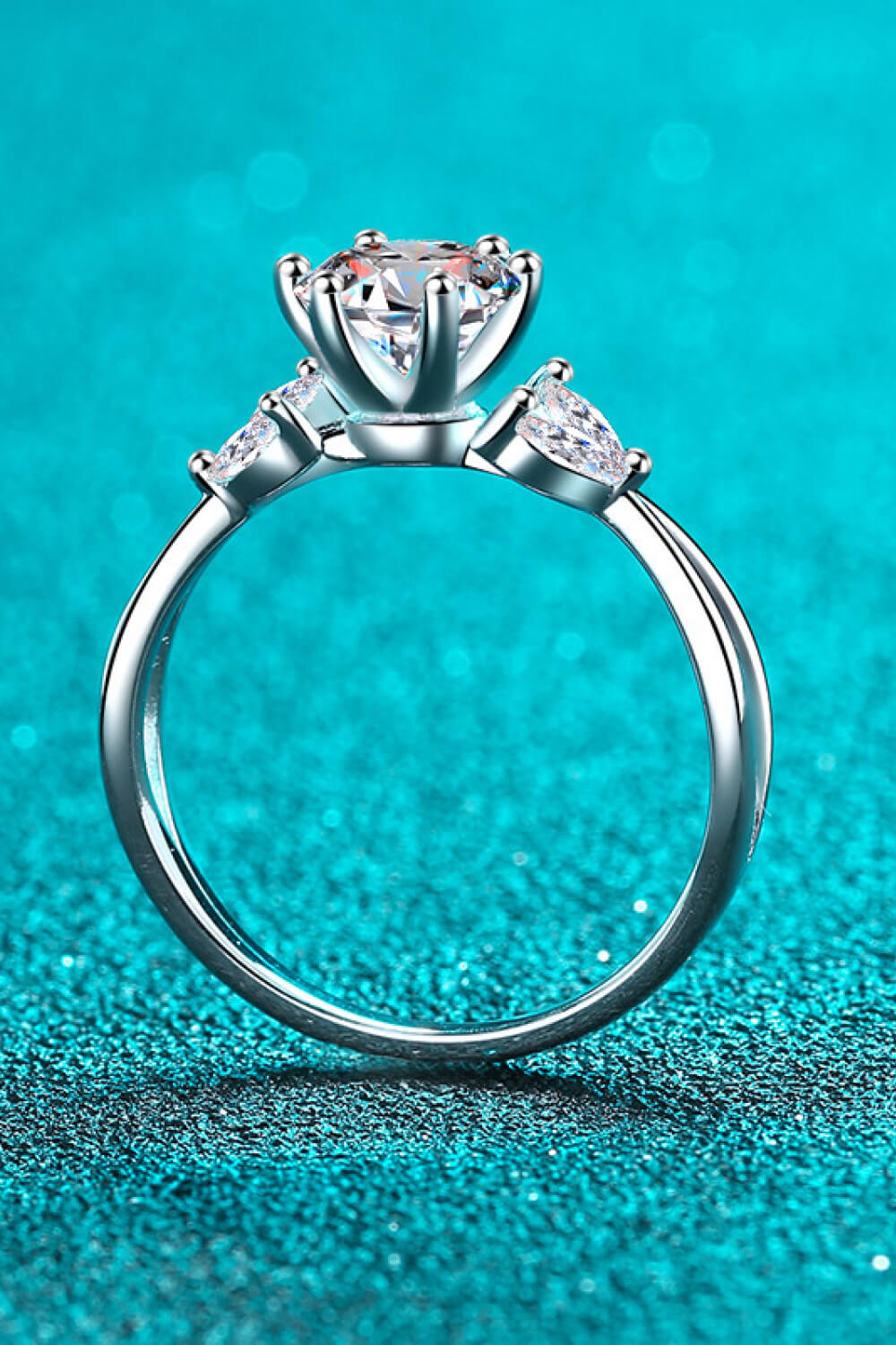 1 Carat Moissanite Come With Me Ring