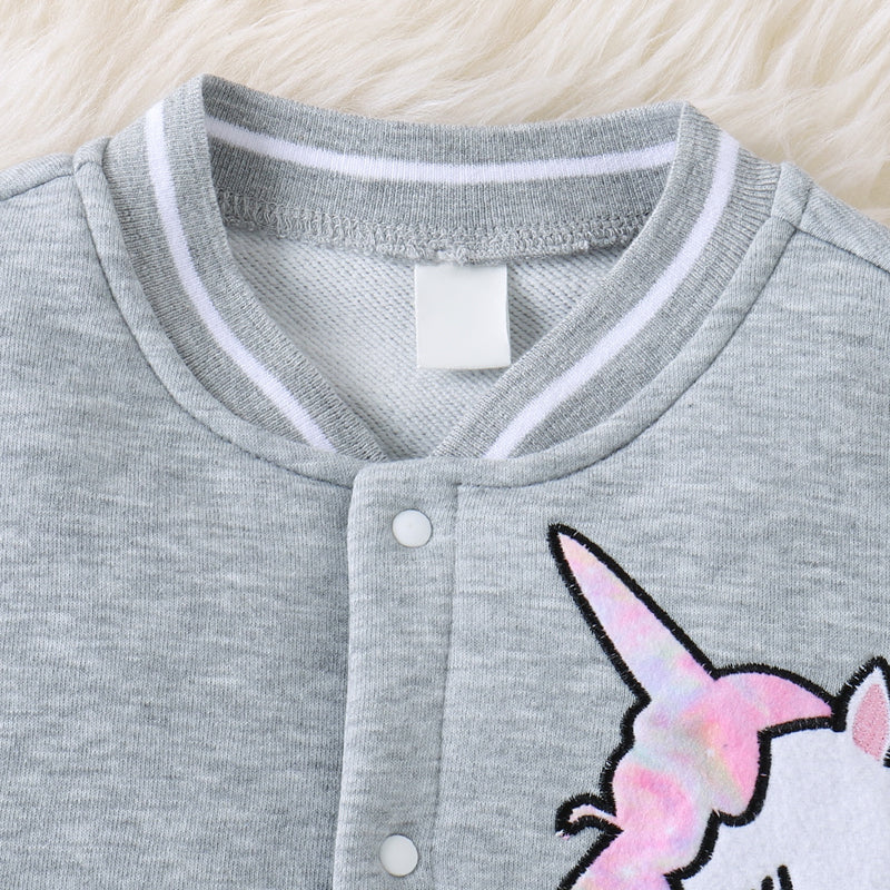 Unicorn Graphic Long Sleeve Jacket