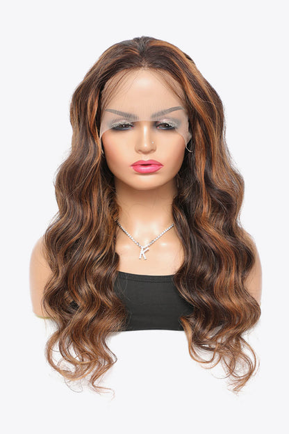 18" #P4/27 13x4 Lace Front Wigs Highlight Human Hair Body Wave150% Density