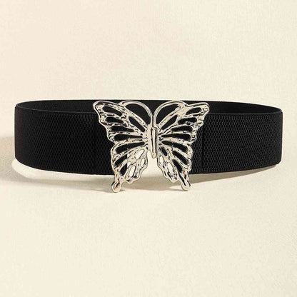 Butterfly Alloy Buckle Elastic Belt