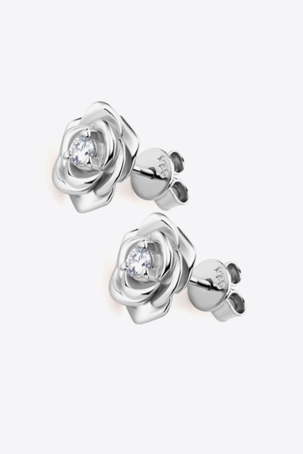 .2 Carat Adored Moissanite Flower 925 Sterling Silver Earrings