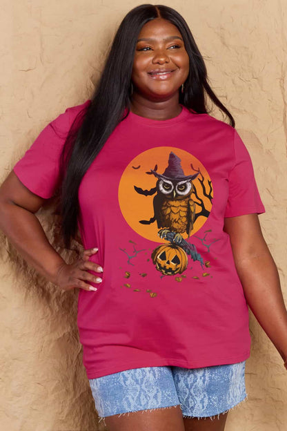 Simply Love Full Size Halloween Theme Graphic Cotton T-Shirt
