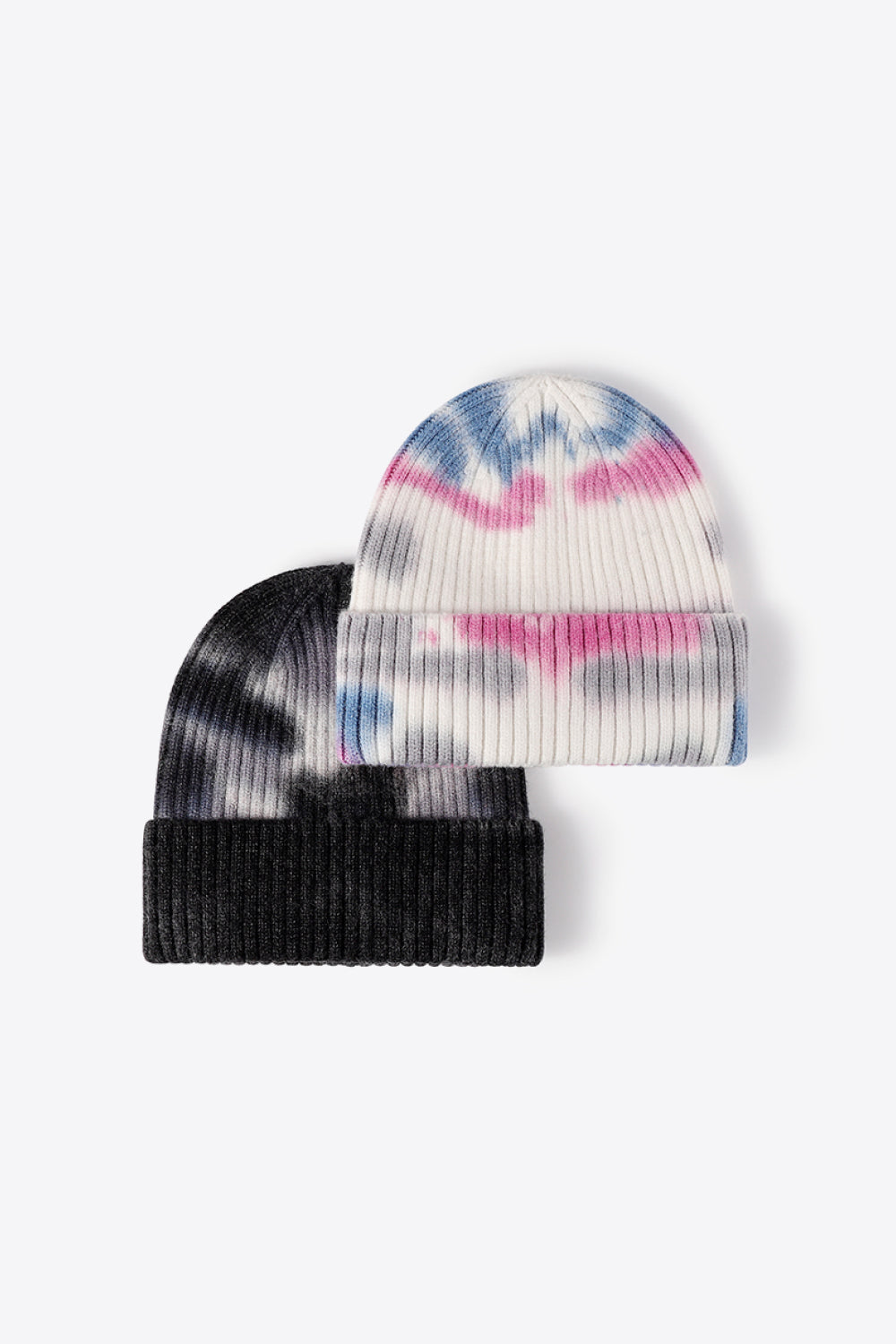 Tie-Dye Ribbed Knit Beanie