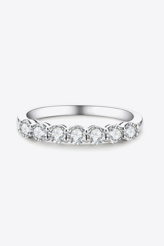 .7 Carat Can't Stop Your Shine Moissanite Platinum-Plated Ring