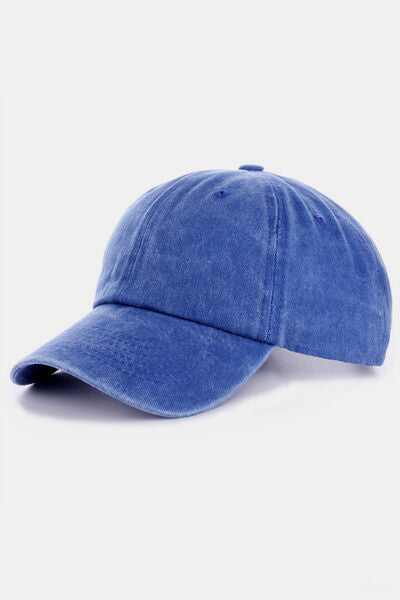 Zenana Plain Adjustable Baseball Cap