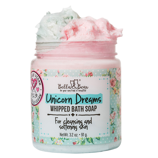 Bella & Bear - Unicorn Dreams Whipped Bath Soap & Shave Cream 3.2oz