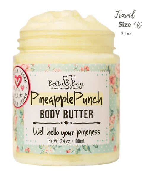 Bella & Bear - Pineapple Punch Moisturizing Body Butter 3.4oz