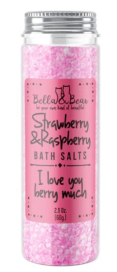 Bella & Bear - Strawberry & Raspberry Bath Salts 2.oz