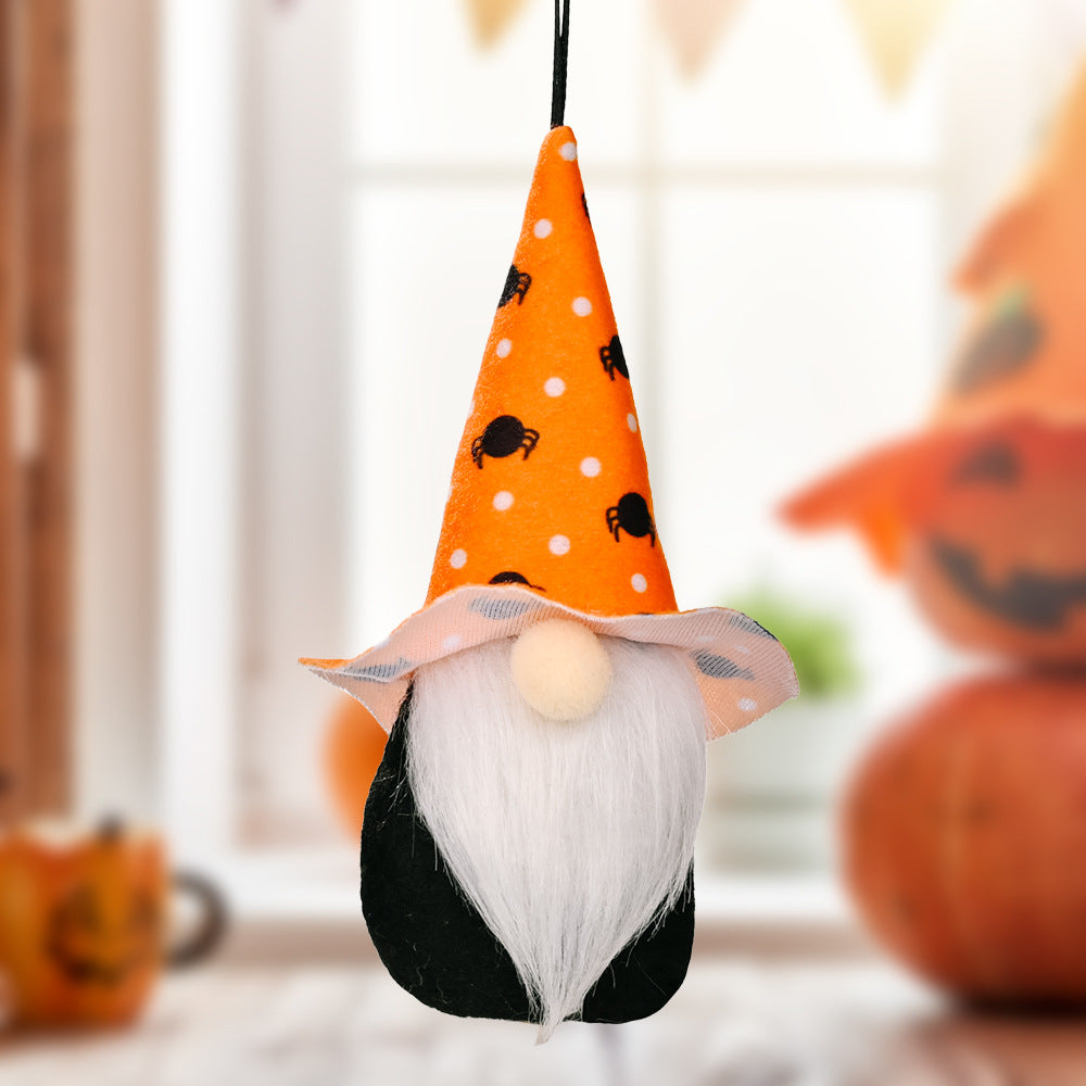 Assorted 2-Piece Halloween Element Gnome Hanging Widgets