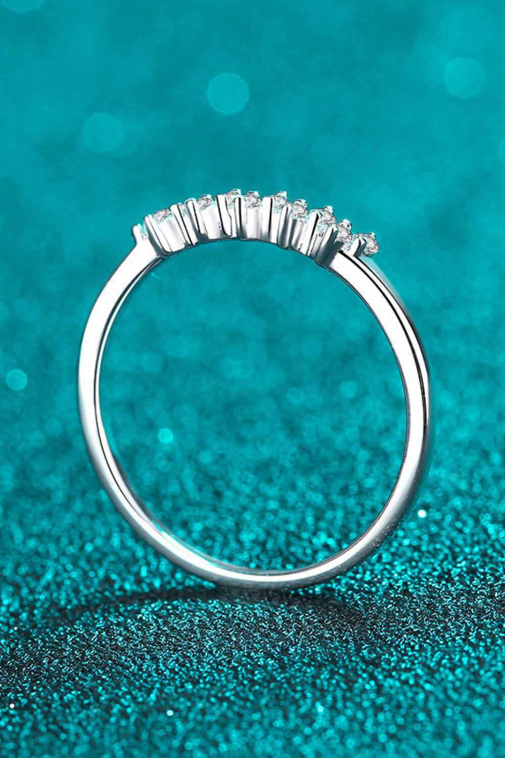 .165 Carat Eye-Catching 925 Sterling Silver Moissanite Ring