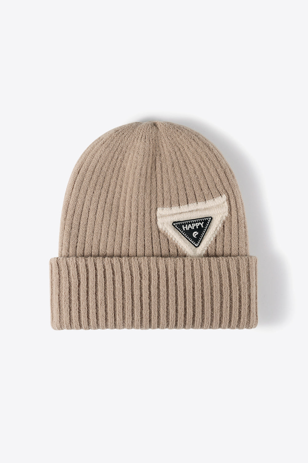 HAPPY Contrast Beanie