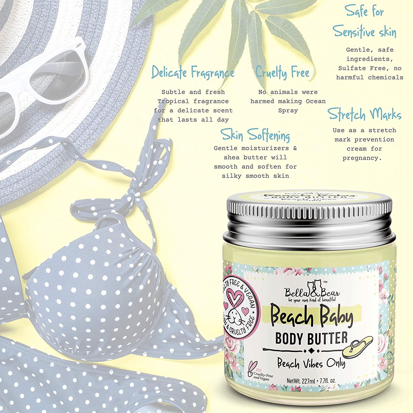 Bella & Bear - Beach Baby Body Butter 6.7oz