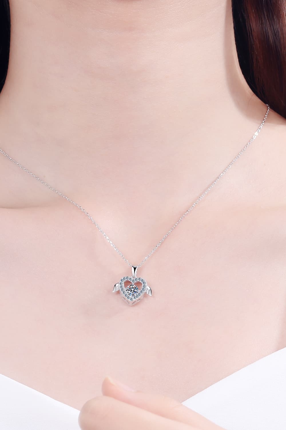 .5 Carat Moissanite 925 Sterling Silver Necklace