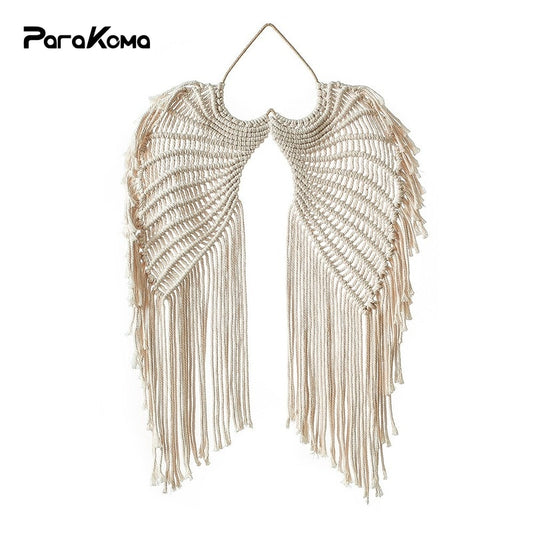 Angel Wings Woven Hanging Décor