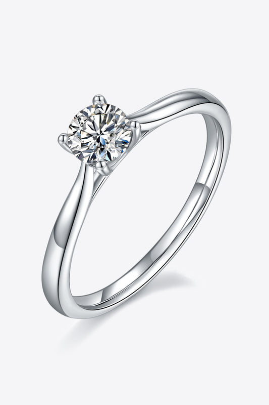 .5 Carat Moissanite 925 Sterling Silver Solitaire Ring