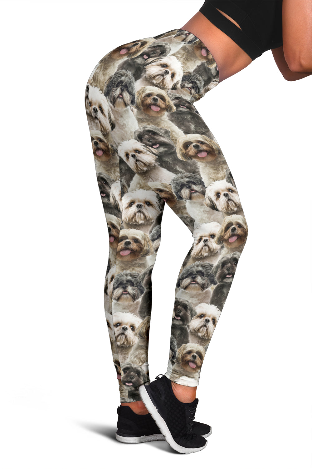 Shih Tzu Full Face Leggings – The Enchanted Coach, LLC